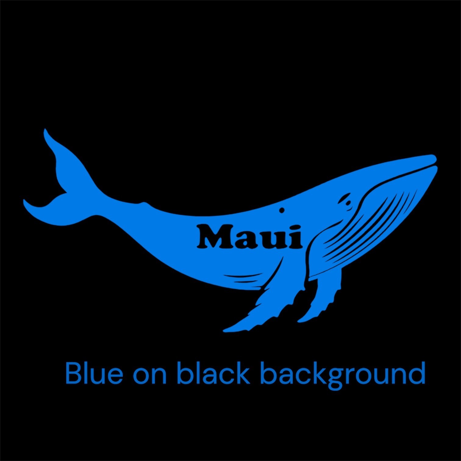 Humpback Whale Maui Decal for car Windows Laptops most Smooth Surfaces
