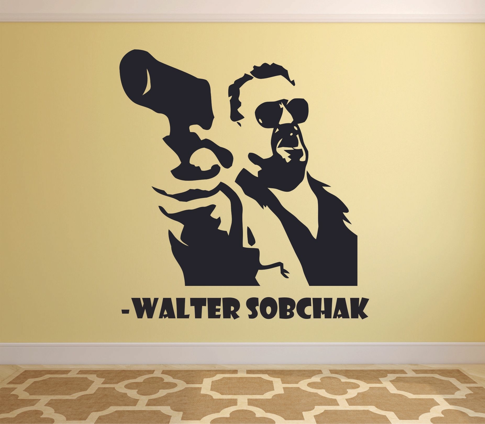 Big Lebowski Walter Sobchak Show Vinyl Art Stickers For Home Room Walls Decal