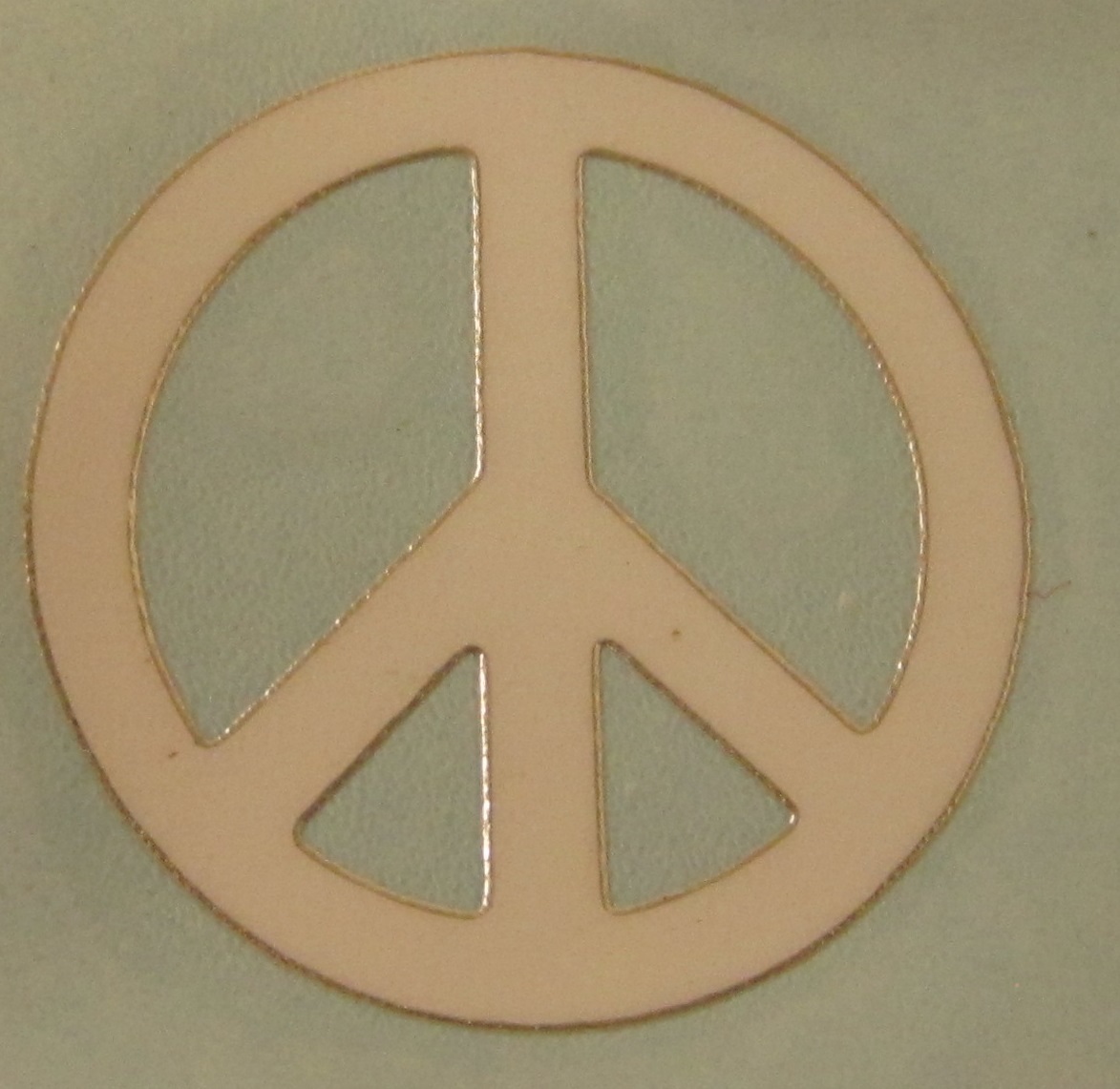 Peace Sign Vinyl Decal Sticker 1.25" Diameter (Made in USA)