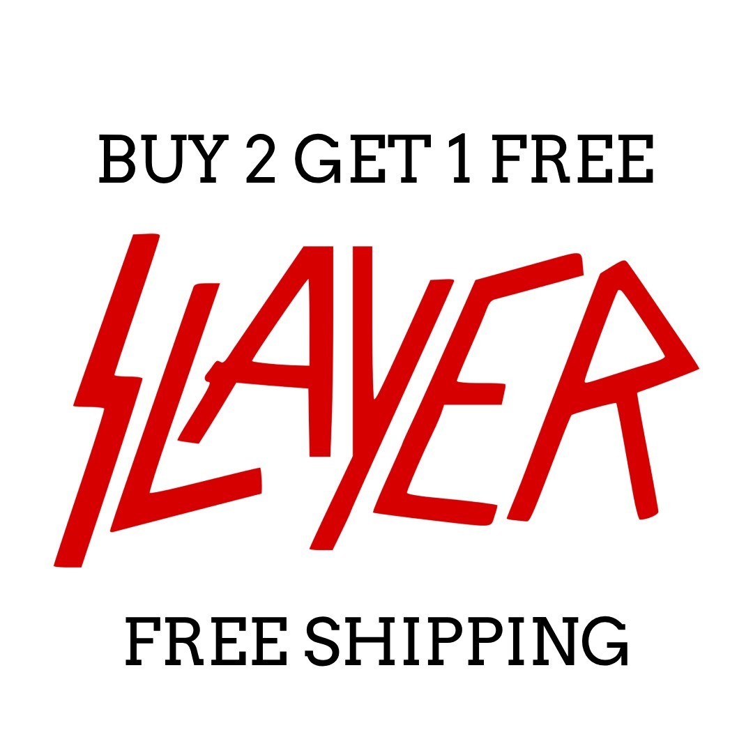 SLAYER Vinyl Die Cut Car Decal – FREE SHIPPING