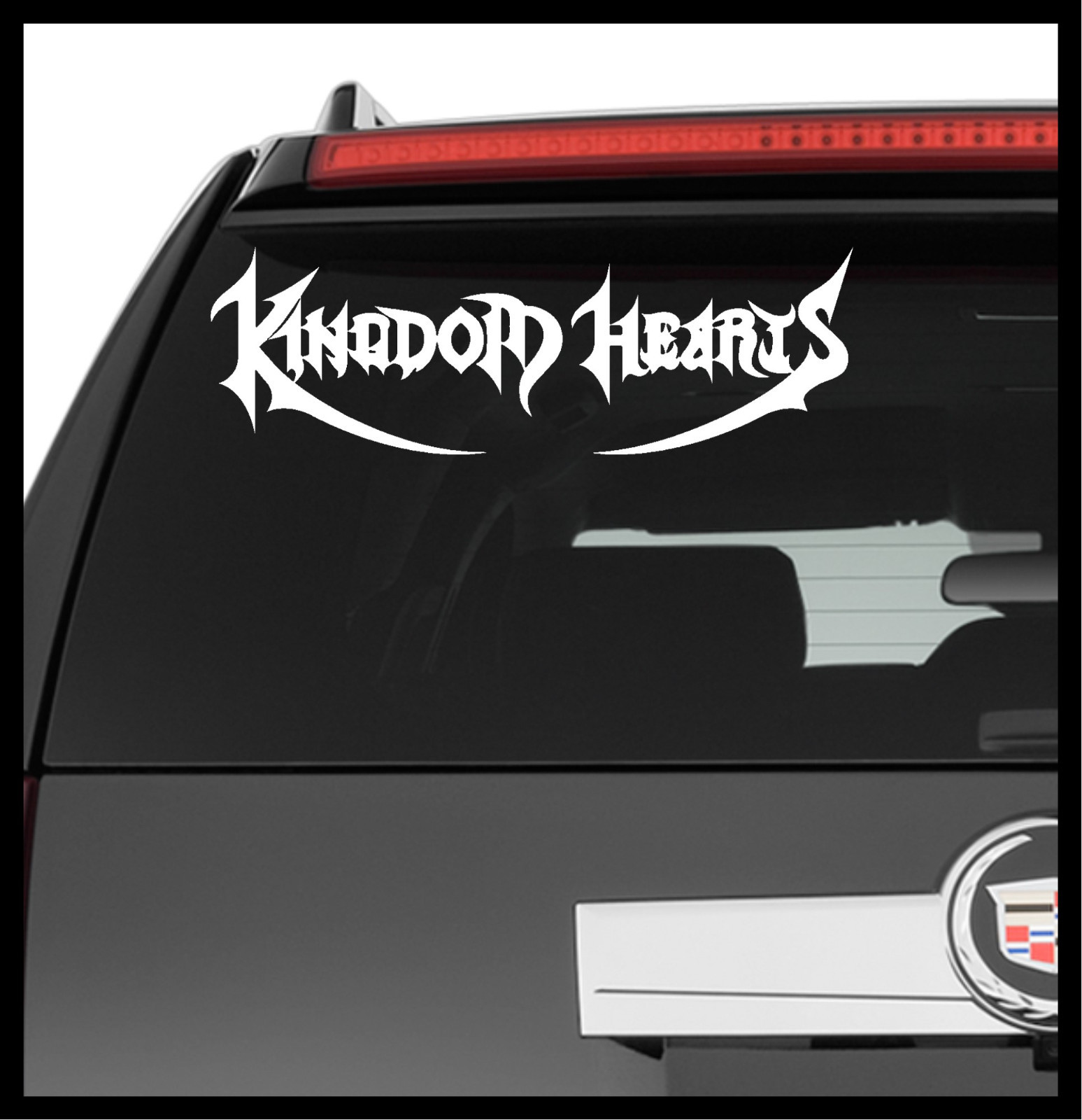 Vinyl Decal Truck Car Sticker Laptop – Kingdom Hearts Lettering Font