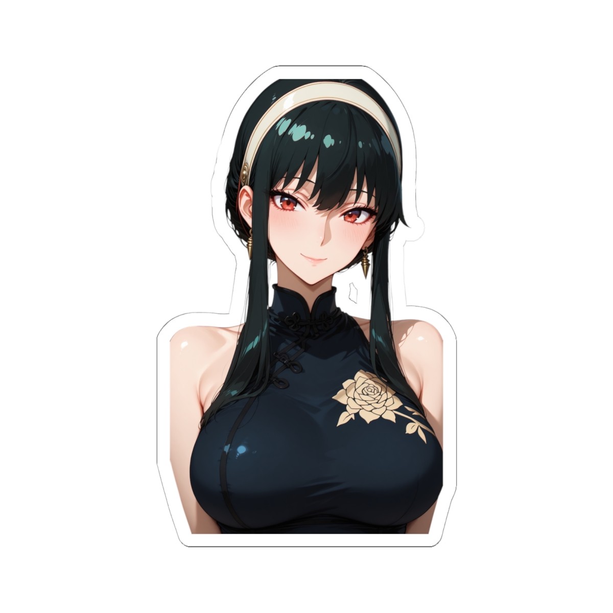Cute Waifu Anime Sticker(FreeShipping$20+) Ecchi Oppai Yor Fan Art Decal
