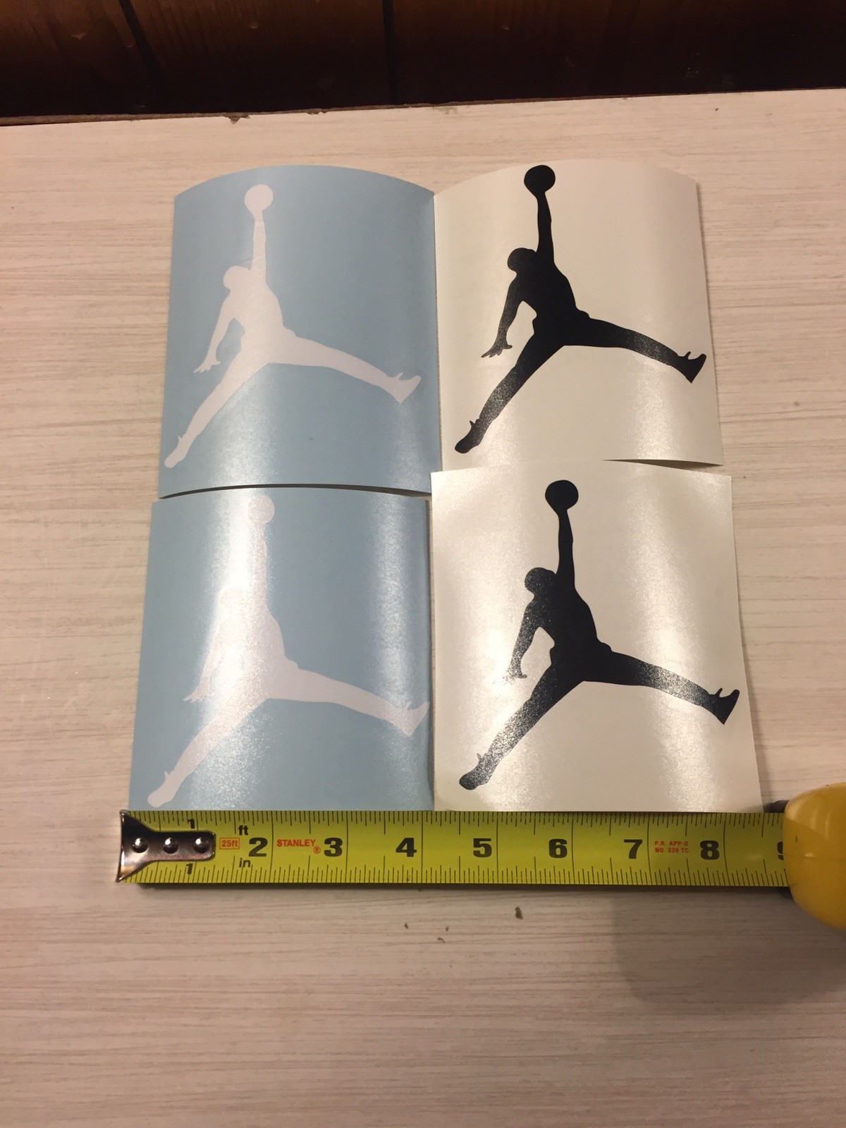 4” Jordan Jumpman Stickers (4) Pack Nike Jumpan Air Jordan 23 Lebron