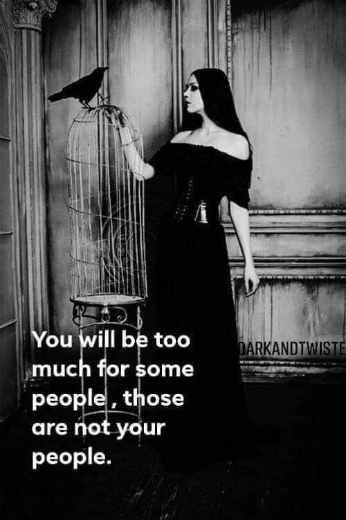 Not Your People Sticker 3” Goth Skull Stars Magik Moths Swirl Punk Strange