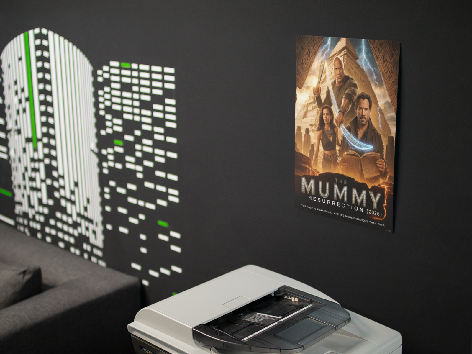 Ancient Adventure Horror Style Wall Vinyl Decal Poster Removable Adhesive