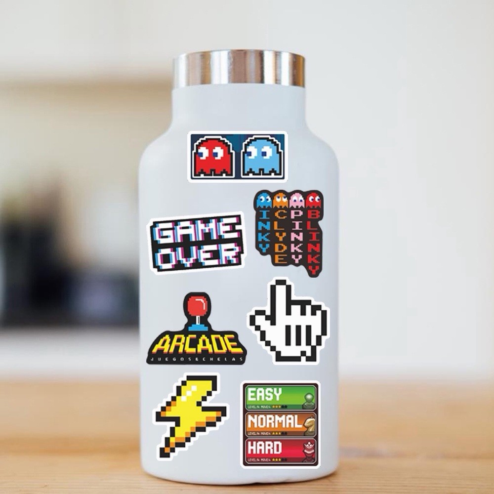 50pcs Waterproof Vinyl Stickers Nintendo Super Mario Luggage Phone Laptop Fridge