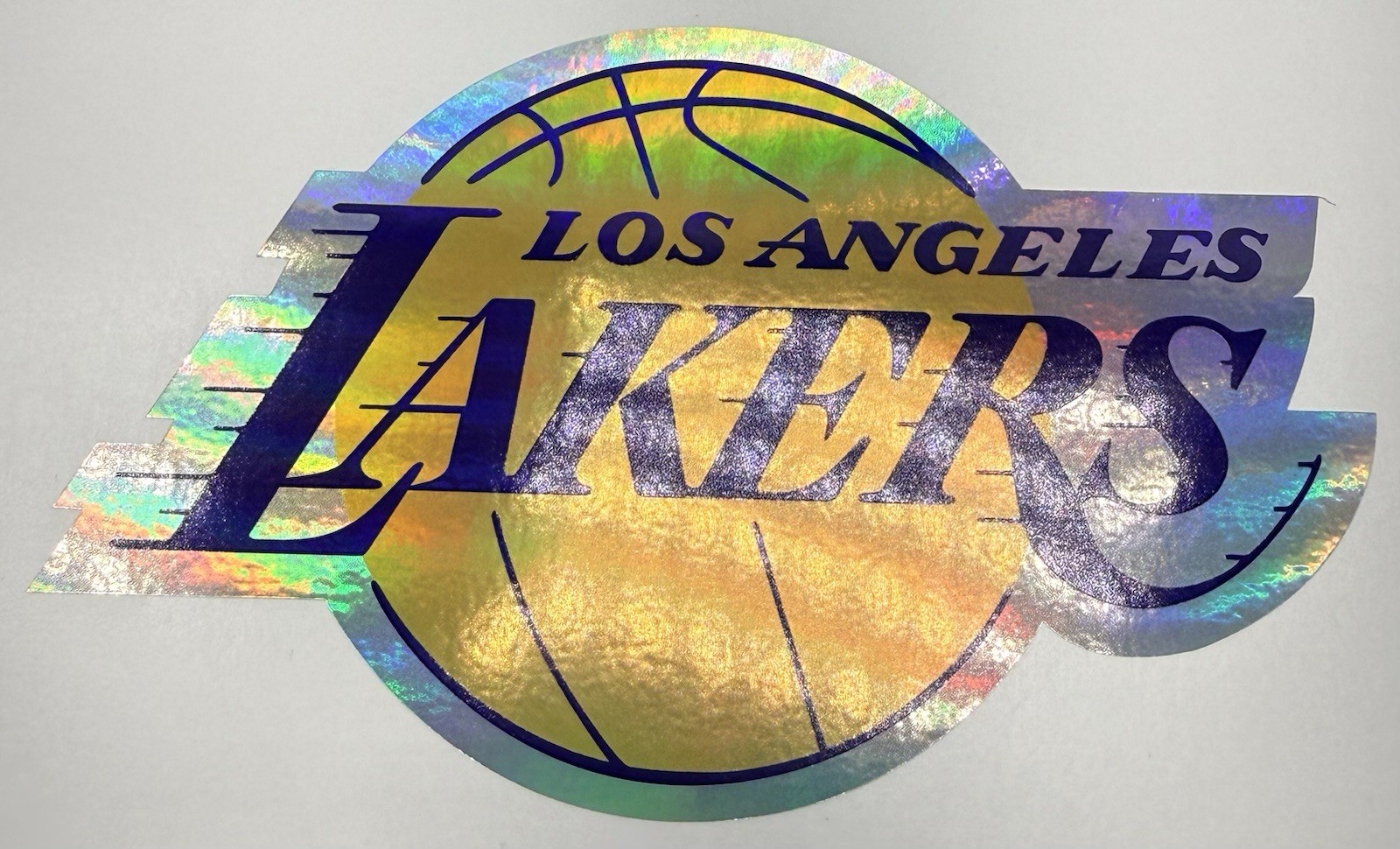 Los Angeles Lakers Holographic Vinyl Decal