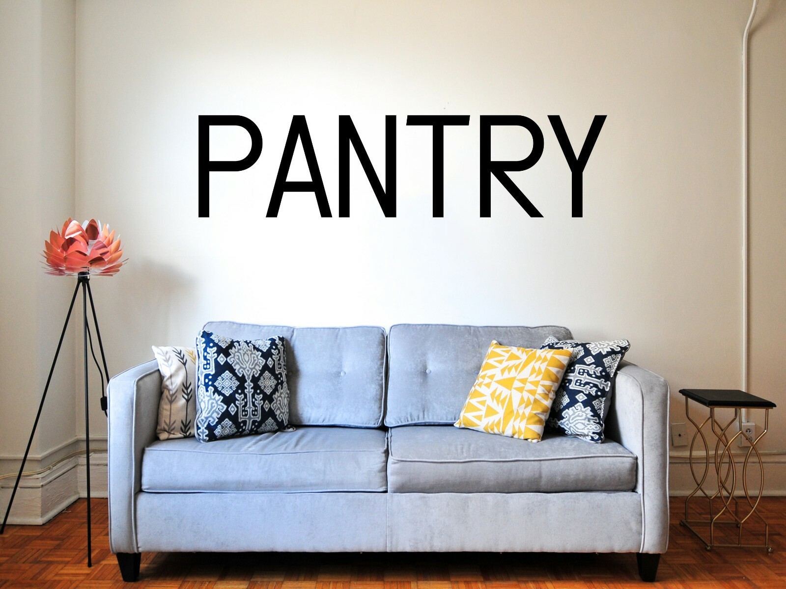 Pantry Print Vinyl Sign Decal & Sticker for Car & Home Decor & Wall Art