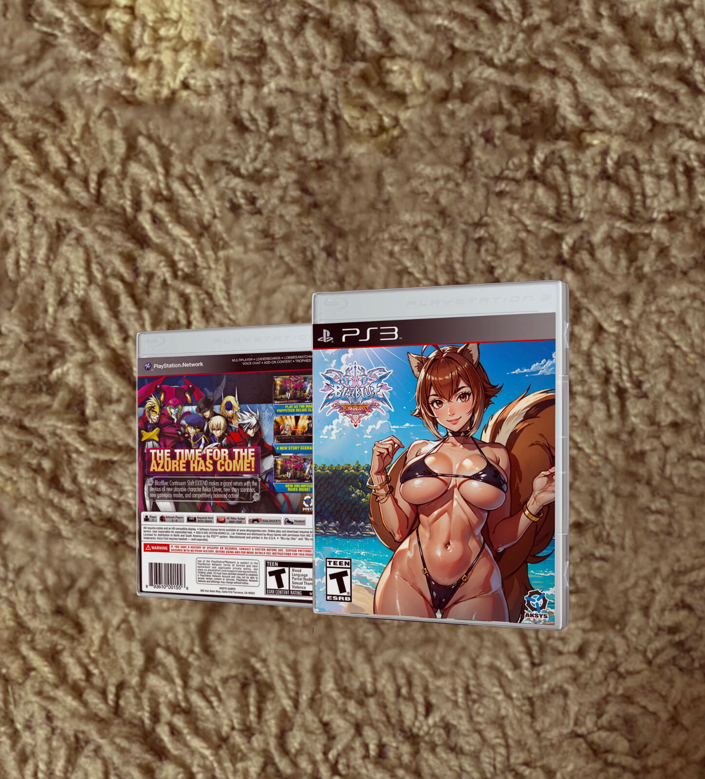Blazblue Series PSP | PS3 | CUSTOM COVER ARTS & CASES – NO GAMES