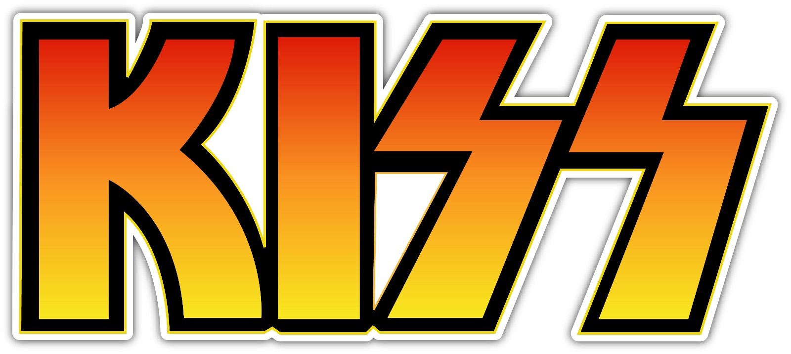 KISS Sticker Decal *3 SIZES* Rock Roll Vinyl Bumper Wall Logo Band
