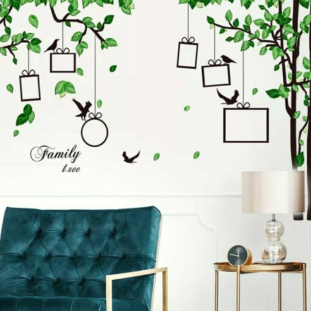 Family Tree Photo Frame Wall Decal Sticker Living Room Home Decor Removable