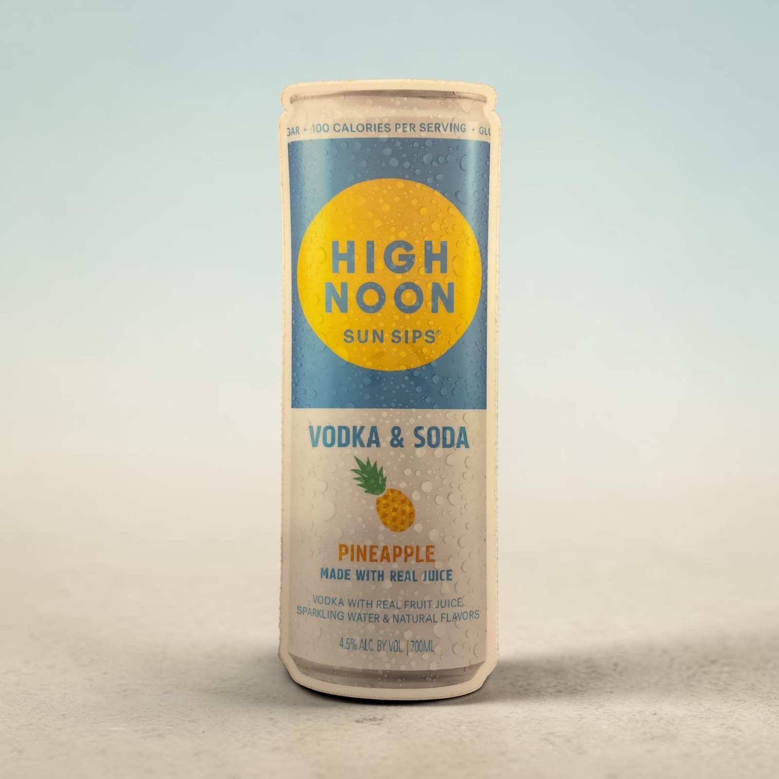 High Noon Pineapple Vinyl Sticker Decal 7 Inches X 2.5 Inches