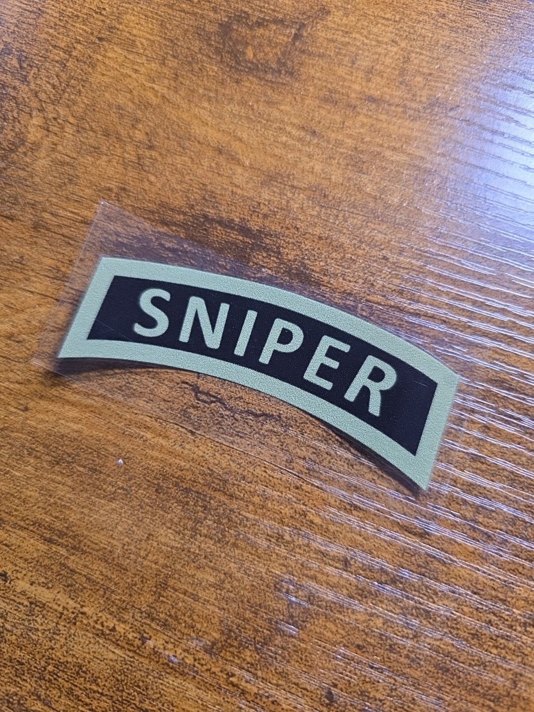 Sniper Tab Subdued 3in UV DTF Decal Waterproof Made In USA