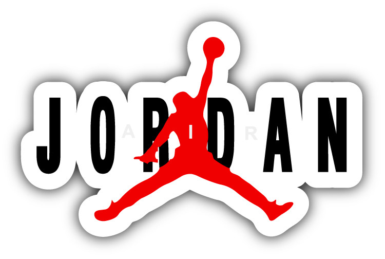 Michael Jordan NBA Basketball Logo Car Bumper Sticker – 3", 5", 6" or 8"