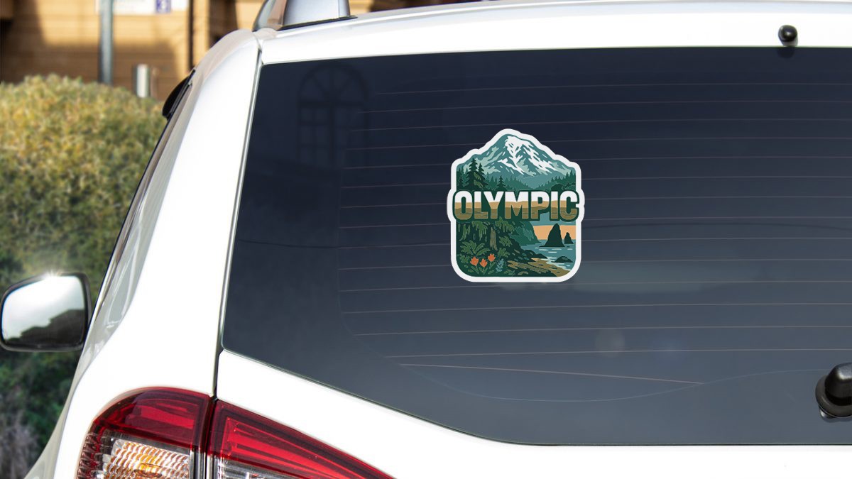 Olympic National Park Decal Sticker – US National Parks Series