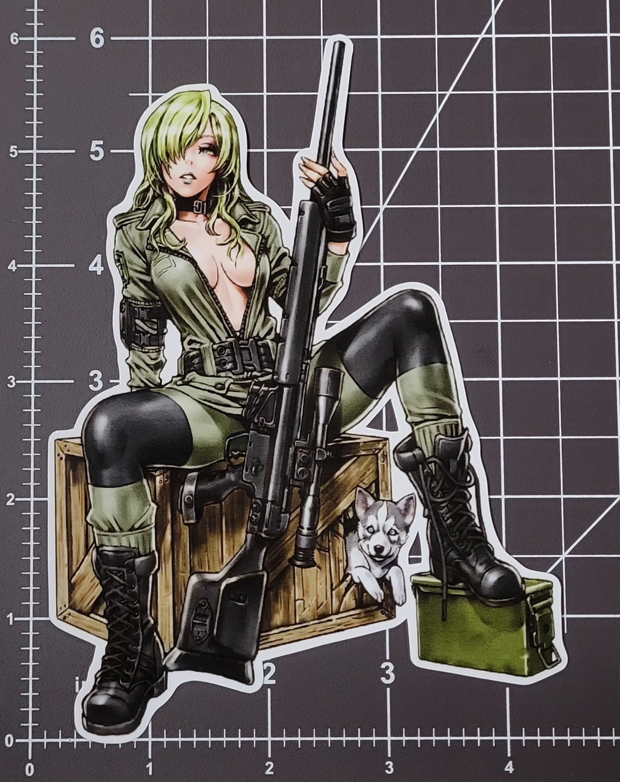 Metal Gear Solid Sniper Wolf V1 Sticker 6"