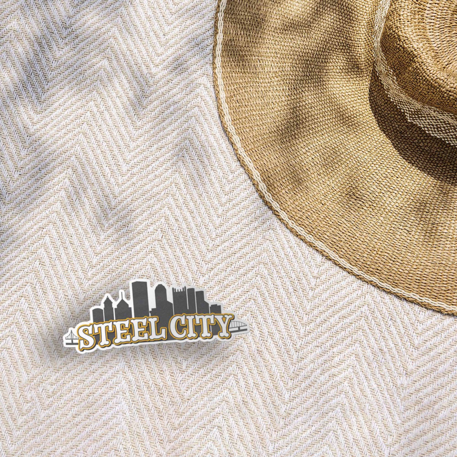Steel City Pittsburgh Sticker – PGH Pennsylvania Decal