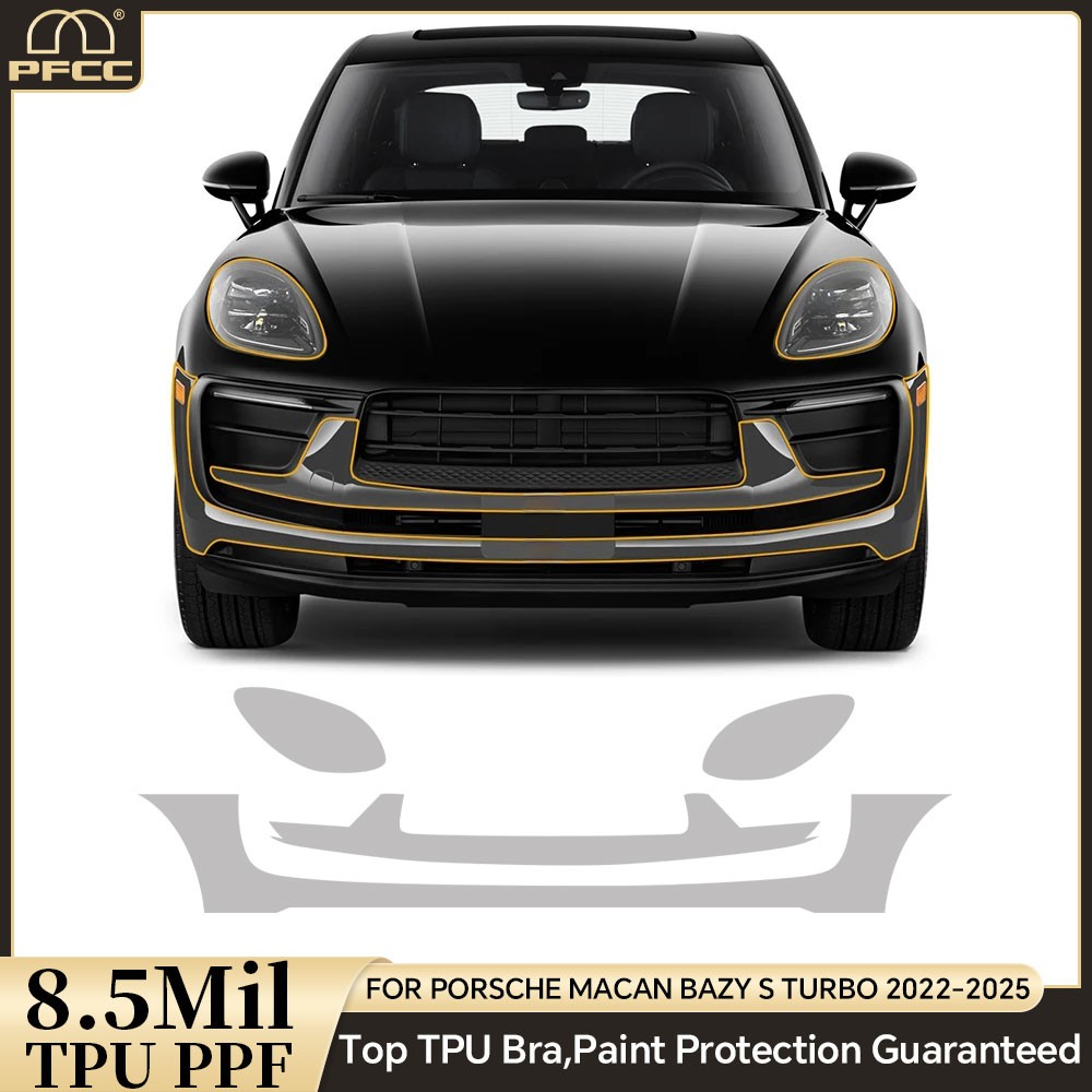 Full Car For Porsche Macan Base 2022-2024 Precut Paint Protection Film PPF TPU
