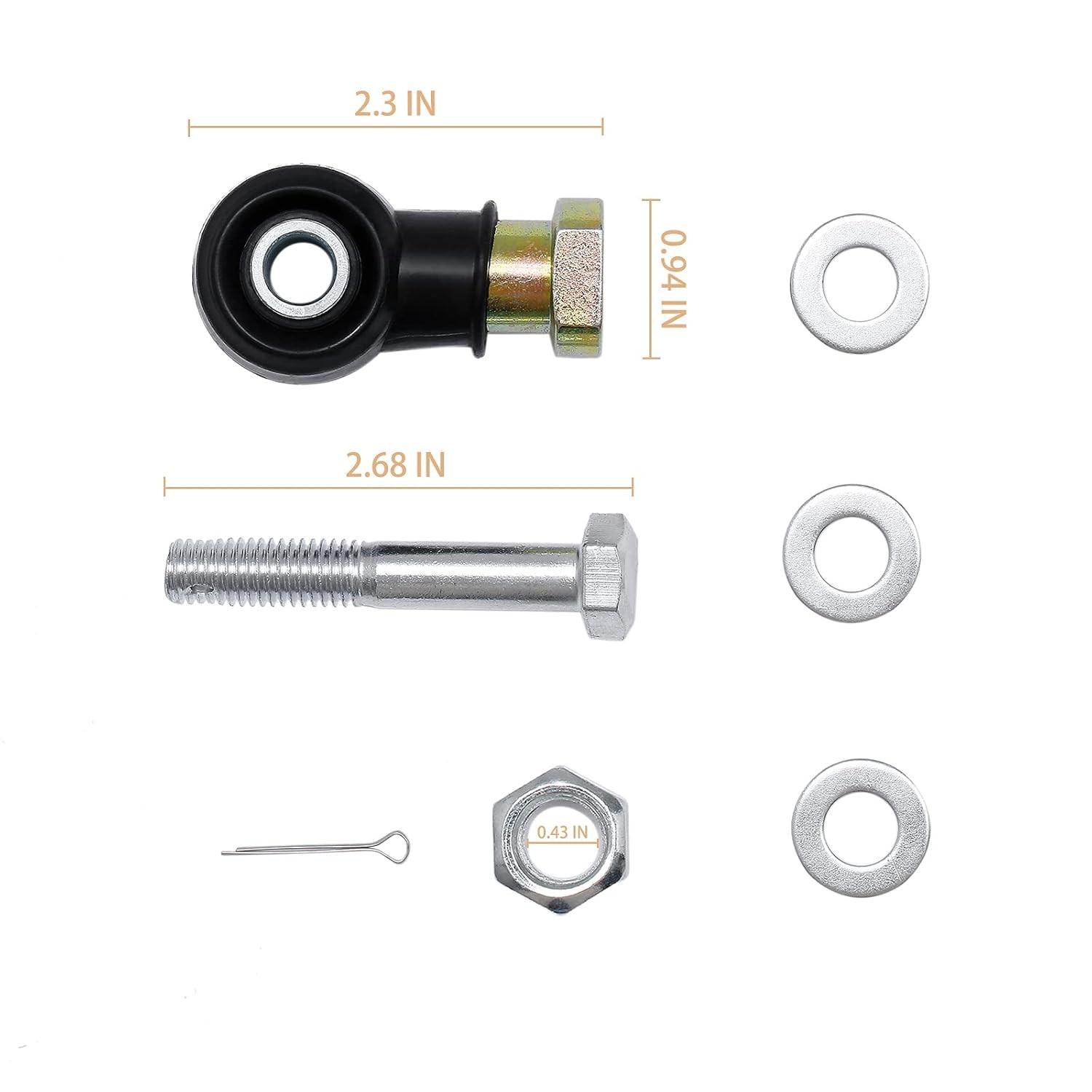 Tie Rod End Kit for Polaris Sportsman 335 400 500 600 700 97-12 Replacement
