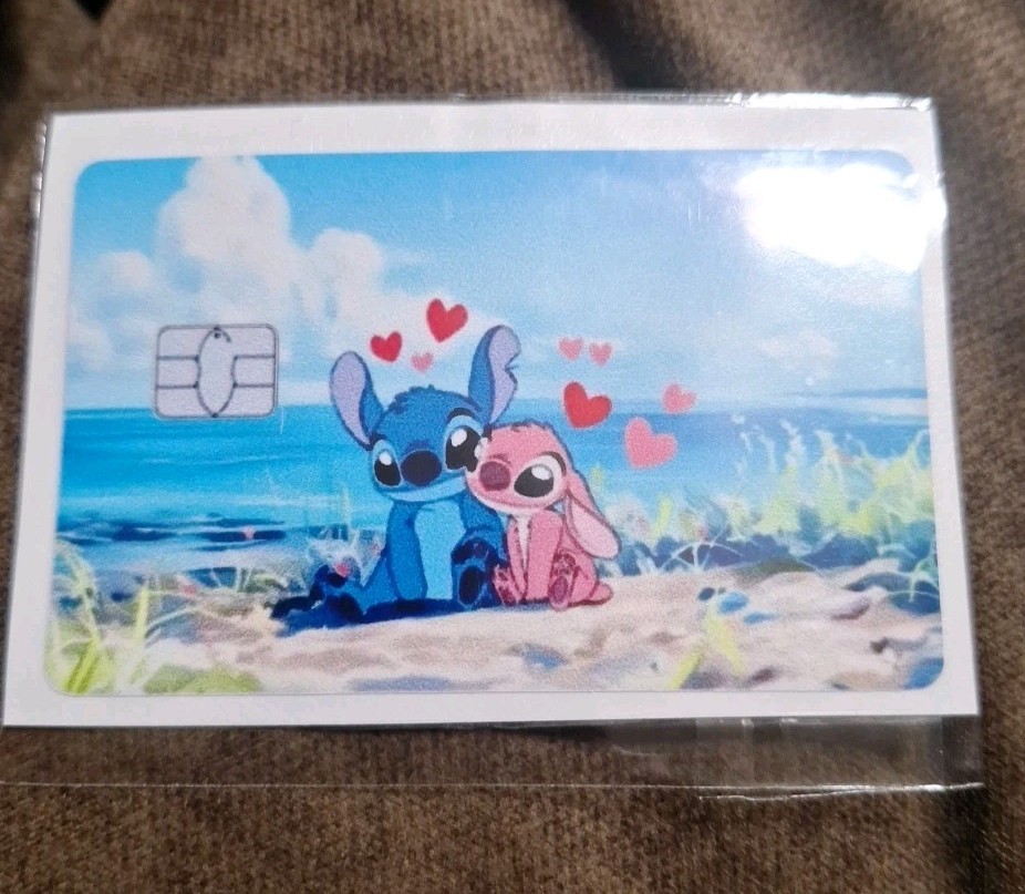 Stitch And Angel Credit Debit Card Sticker Skin Small Chip Free Shipping