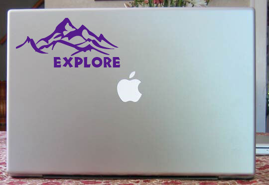 EXPLORE Trail Hiking Vinyl Decal Sticker for Car Truck Camper Custom