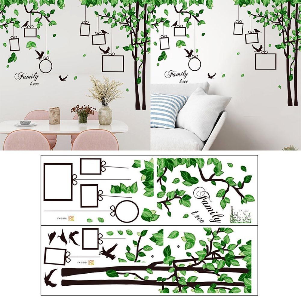 Family Tree Photo Frame Wall Decal Sticker Living Room Home Decor Removable