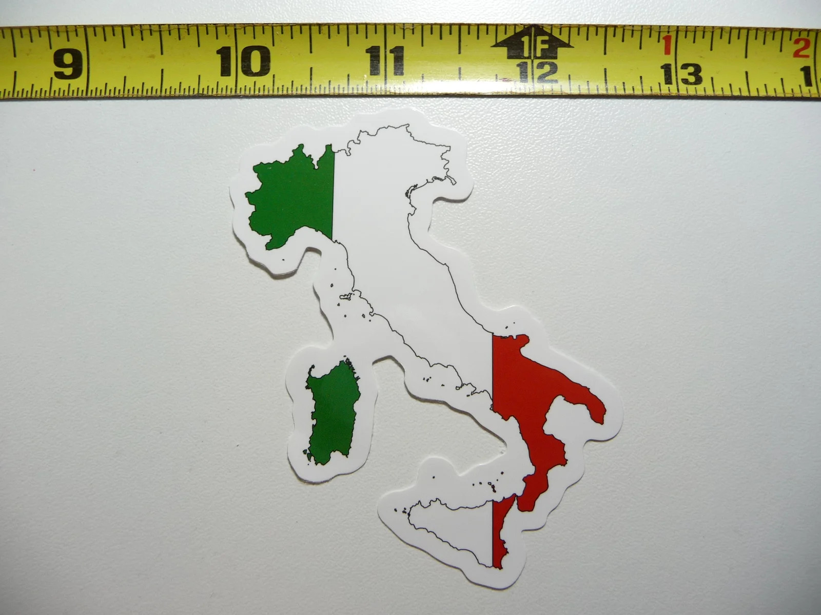 ITALY SMALL STICKER DECAL MAP FLAG COUNTRY OUTLINE SILHOUETTE LAPTOP