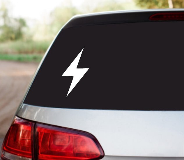 LIGHTNING BOLT Car Vinyl Decal Fast Speed Racing Sticker Tumbler Water Bottle