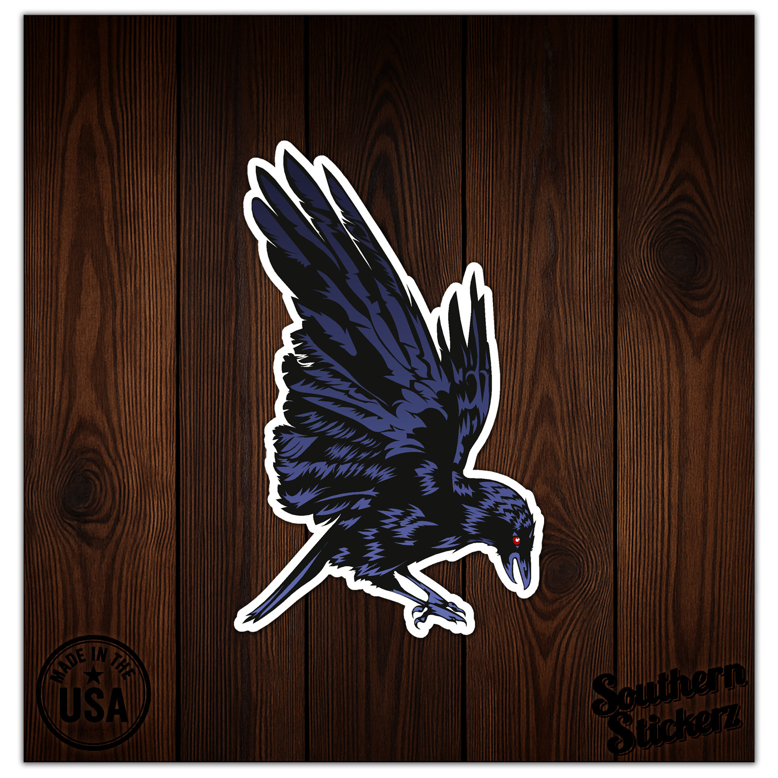 Crow Raven – Vinyl Decal Sticker – Car Window Laptop – ebn7663