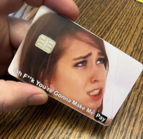 Fake CIA ID Credit/Debit Card Skin Cover SMART Sticker Decal Novelty Badge
