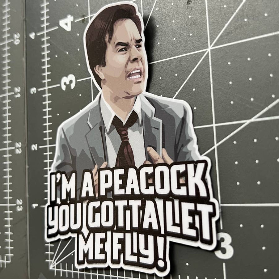 The Other Guys "Peacock" Vinyl Sticker