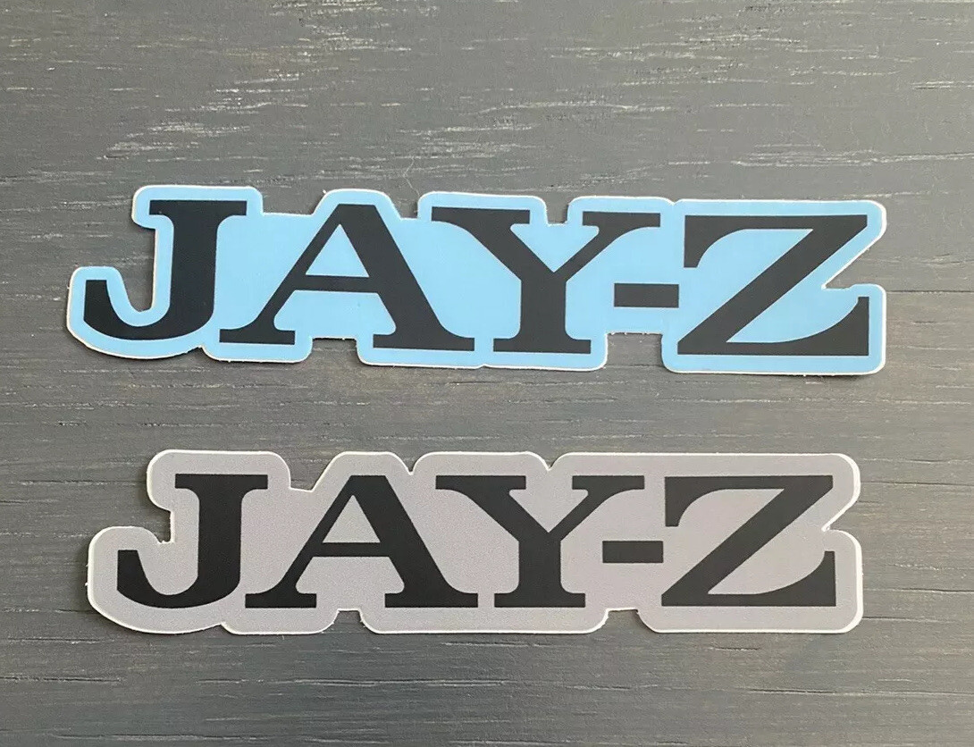 Jay Z Logo Vinyl Sticker Pack (2) High Quality HIP HOP Rap Lot