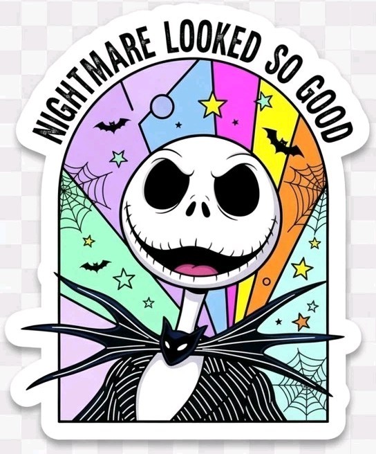 Jack Skellington Sticker Decal Phone Laptop PICK ONE