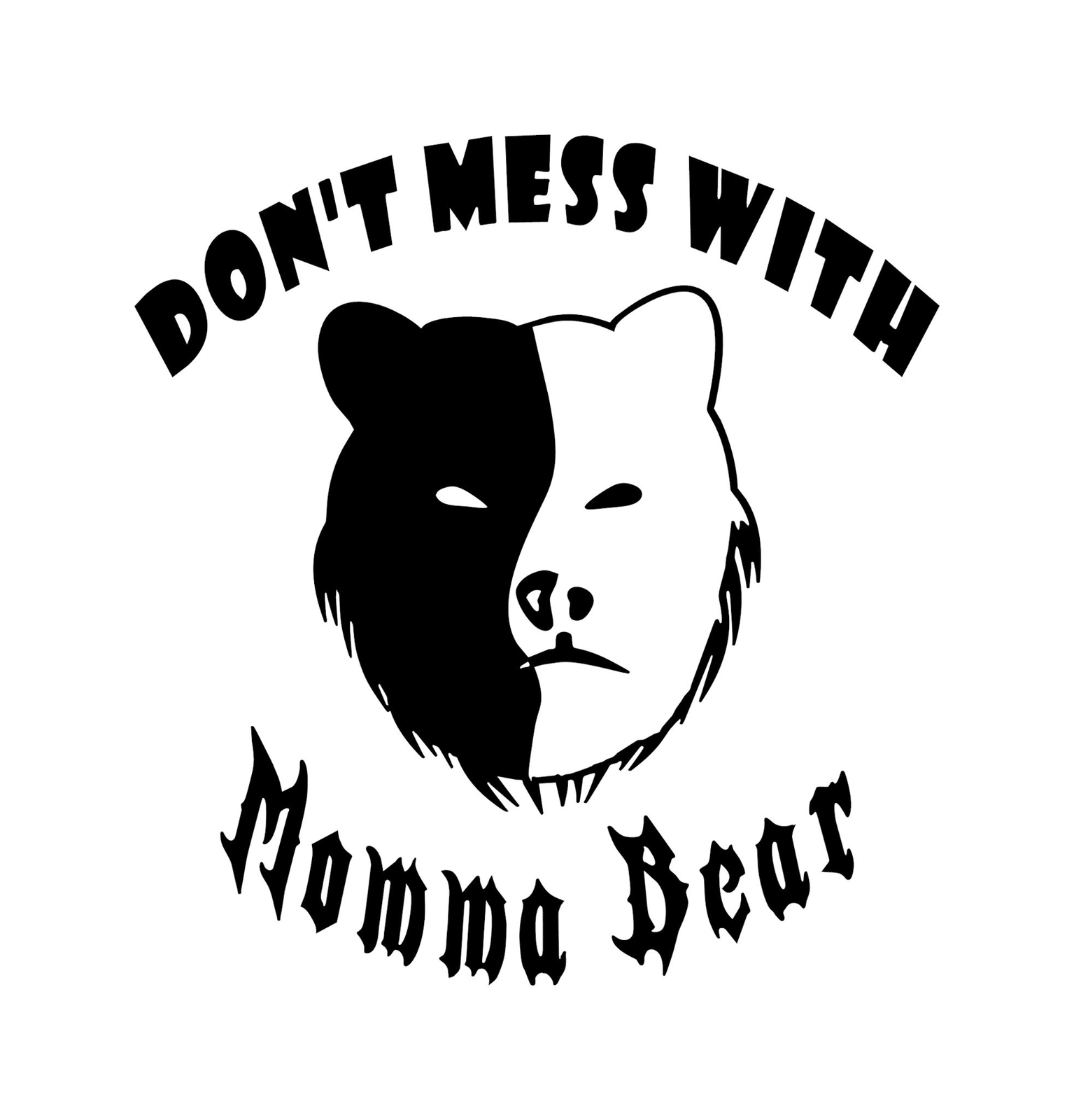 Momma Bear, Mama Bear , Dont Mess With Momma Bear Window Decal