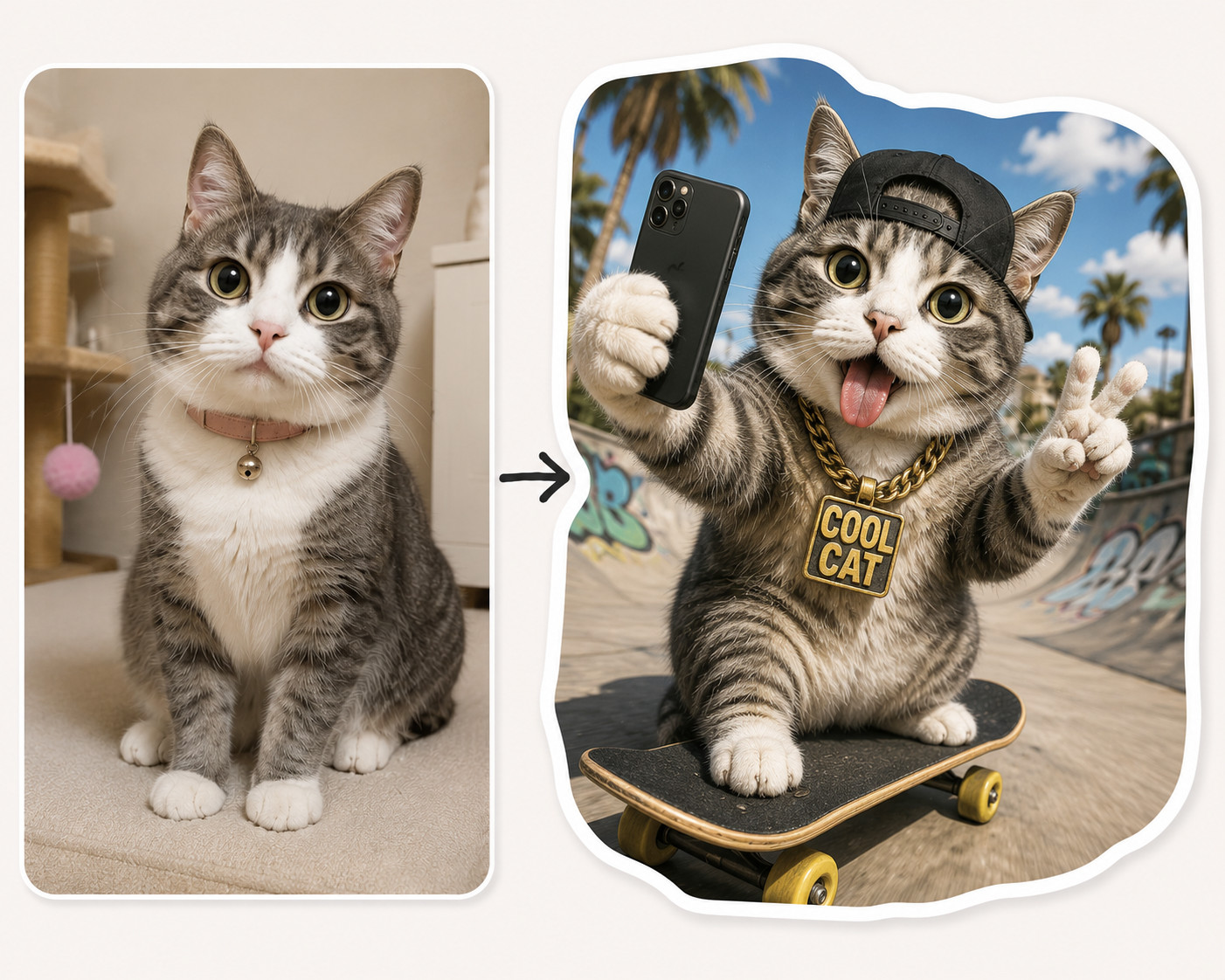 Custom AI Pet Sticker from Your Photo – Personalized Dog, Cat & Animal Decals
