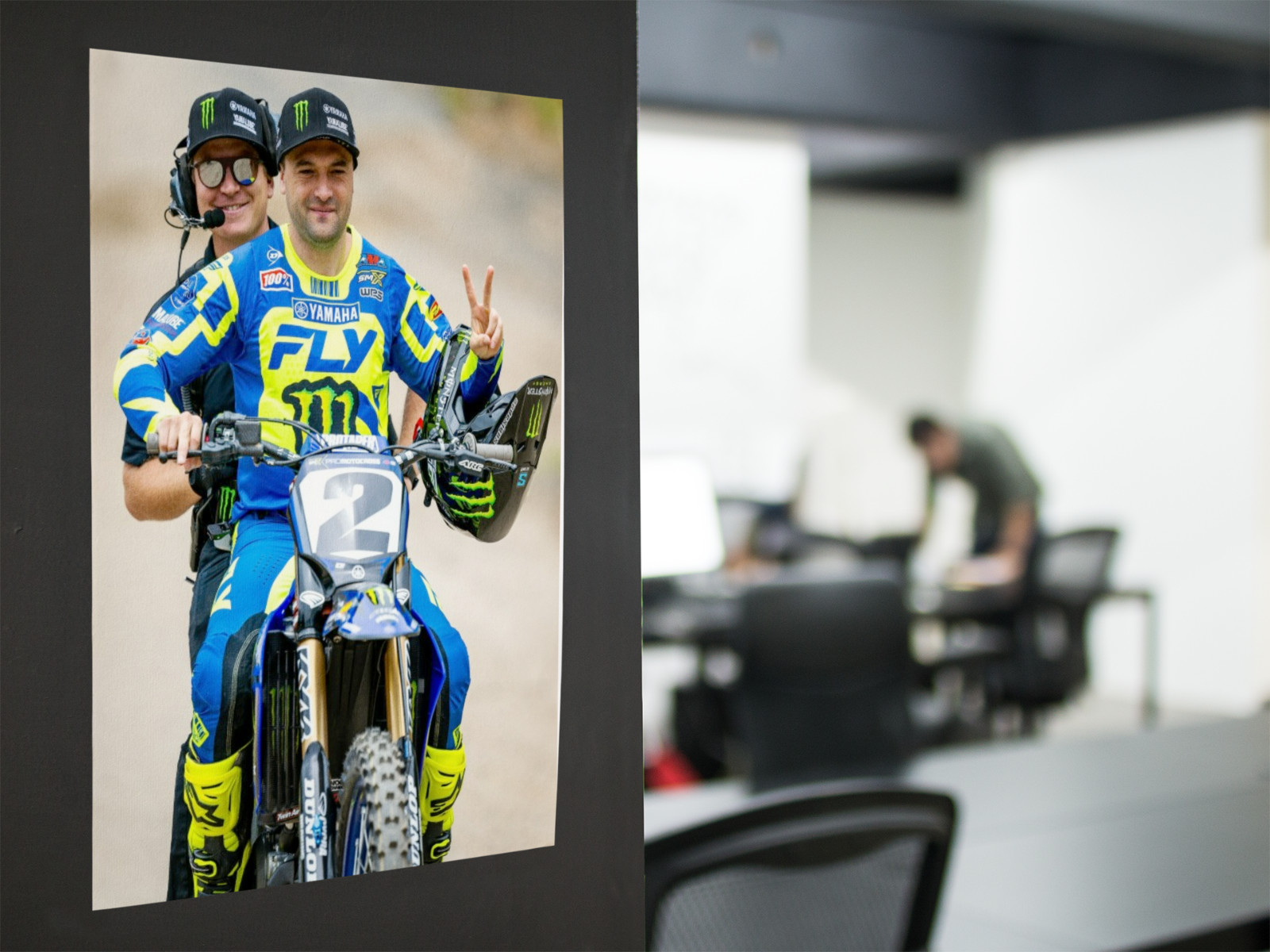 Motocross Southwick Racing Dirt Bike Wall Vinyl Decal Poster Print Removable