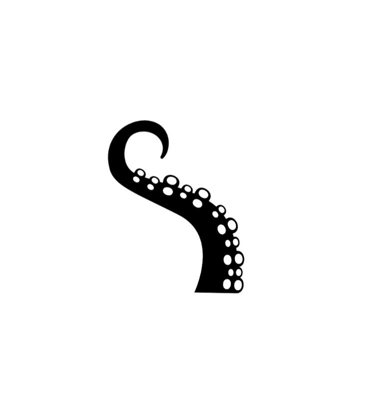 Octopus Tentacle Vinyl Decal Sticker -Multiple Colors & Sizes- FREE SHIPPING