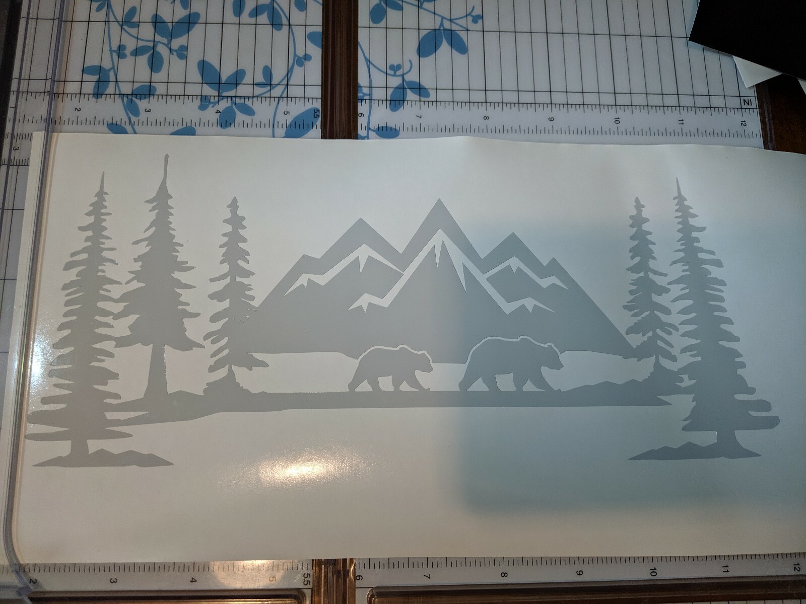Mountain Life vinyl decal/sticker camping hiking outdoors woods
