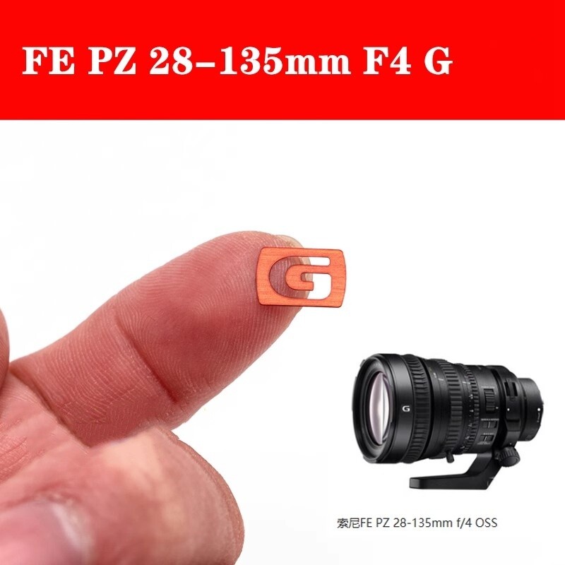 For SONY Black G to Red GM Master lens label accessory G Master Metal label