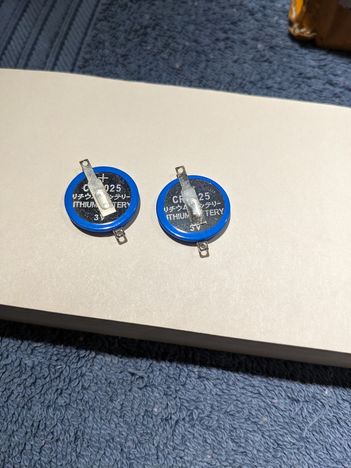 2x CR2025 Save Battery Coin With Tabs Replacement Gameboy Pokemon – US SELLER