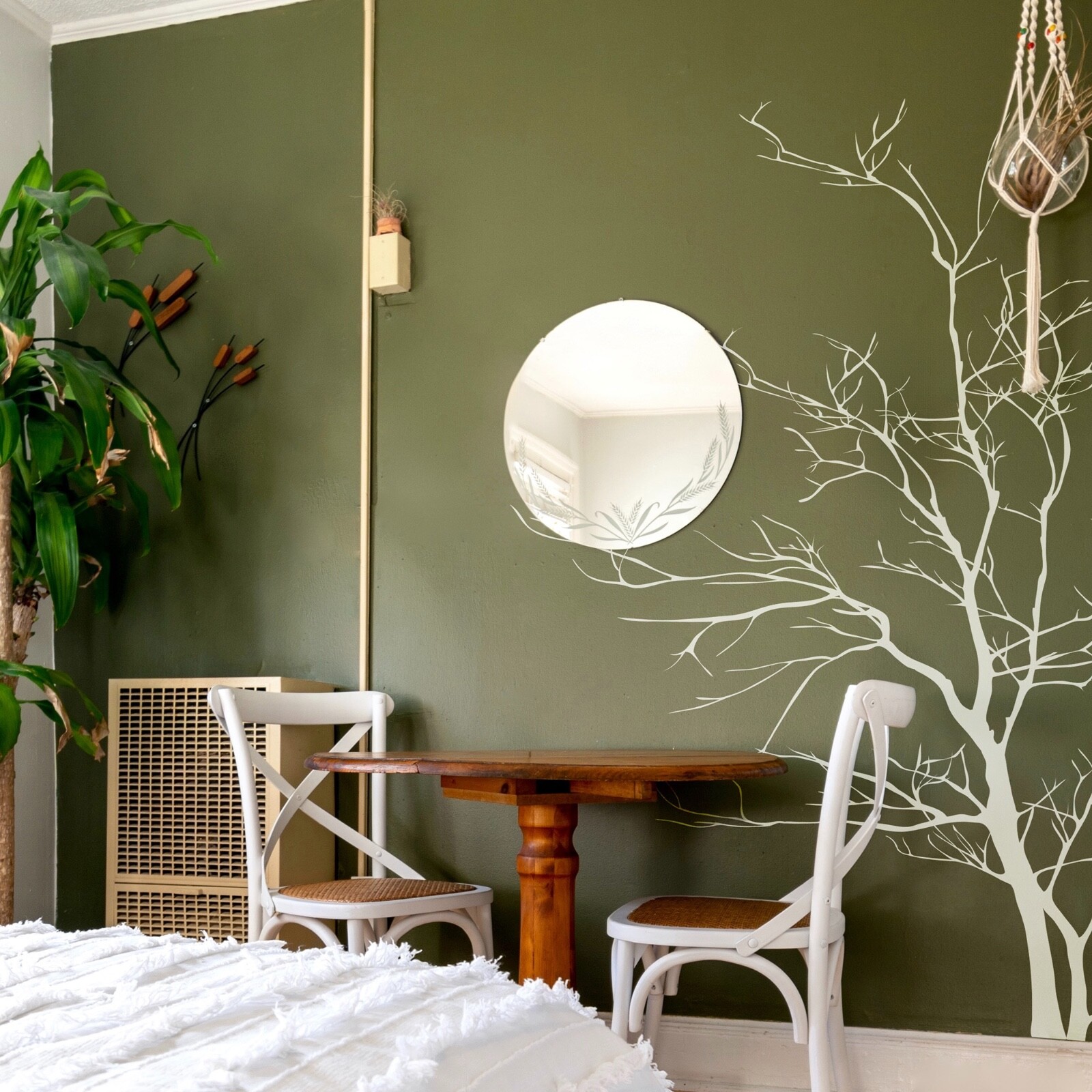 Large Bare Tree Vinyl Wall Decal Sticker. Bedroom, Bathroom Wall Art. #AC223
