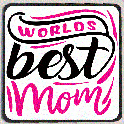 Worlds Best Mom Refrigerator Magnet M194