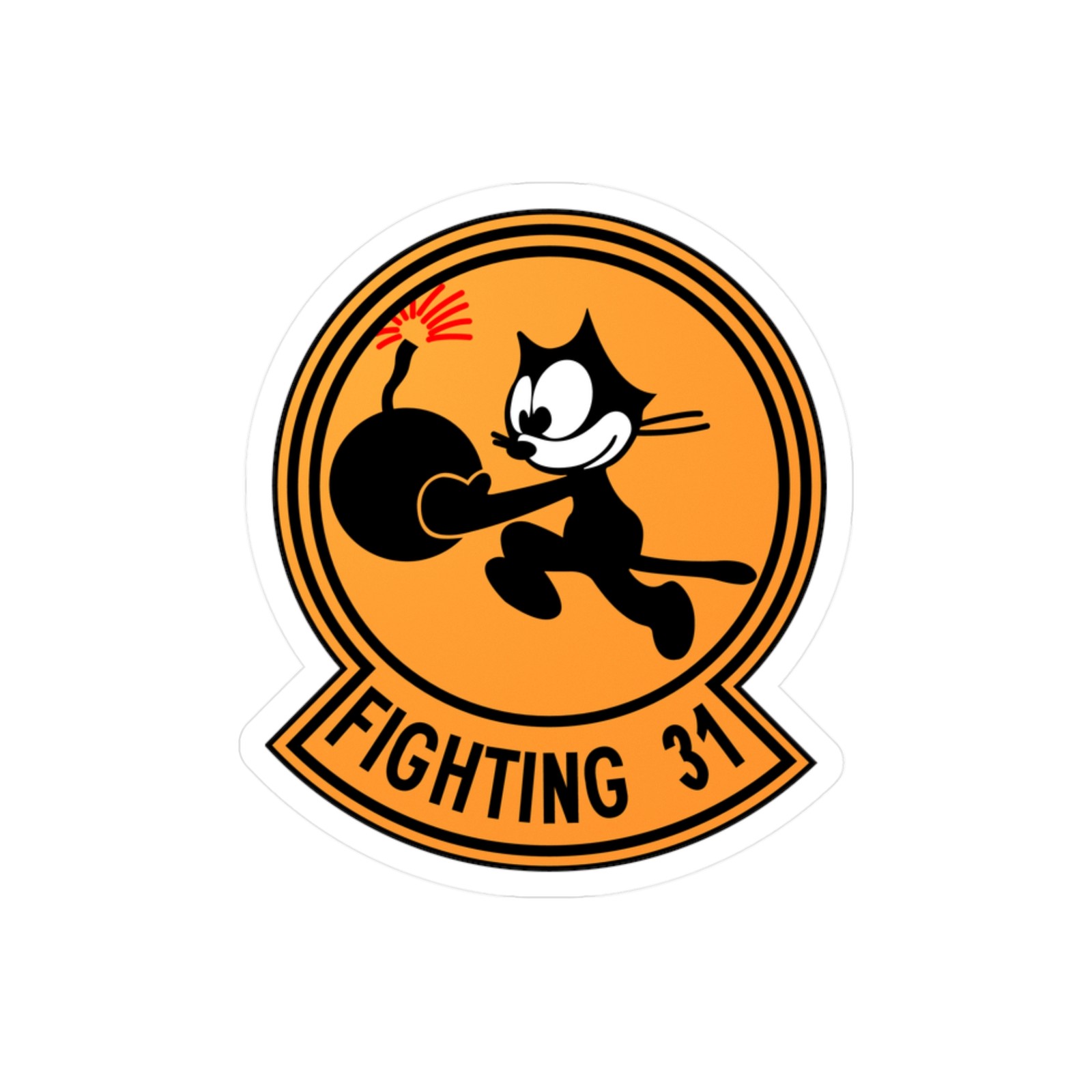 US Navy squadron VF-31 the fighting "Tomcatters" Kiss-Cut Vinyl Decals Sticker