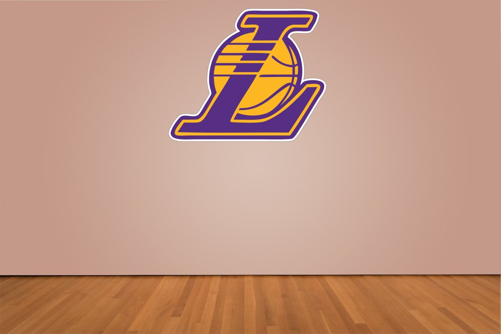 Los Angeles Lakers Indoor Wall Vinyl Decal Sticker 5" – 52"