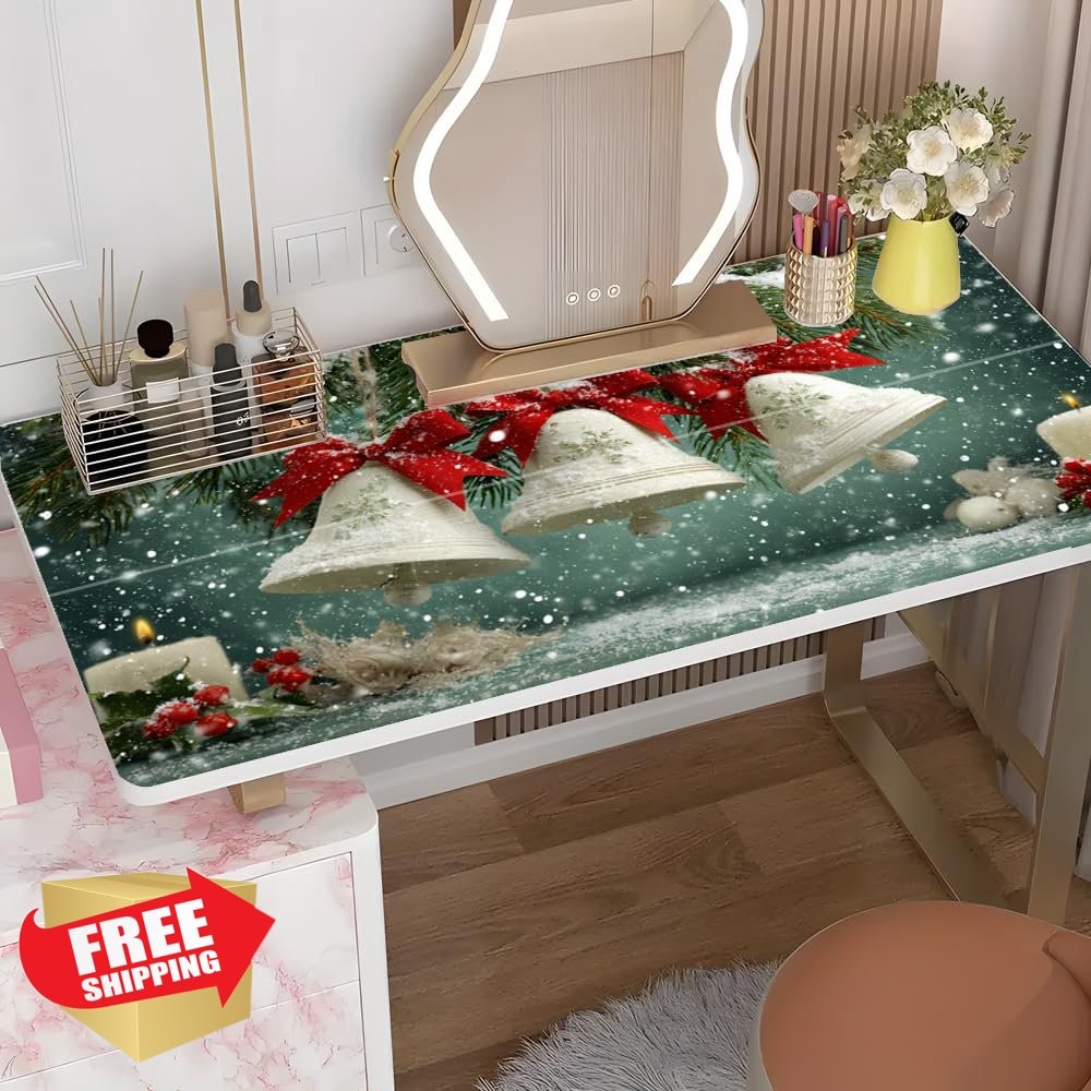 Cmialusie Christmas Bell Desktop Sticker 39×24 Inch