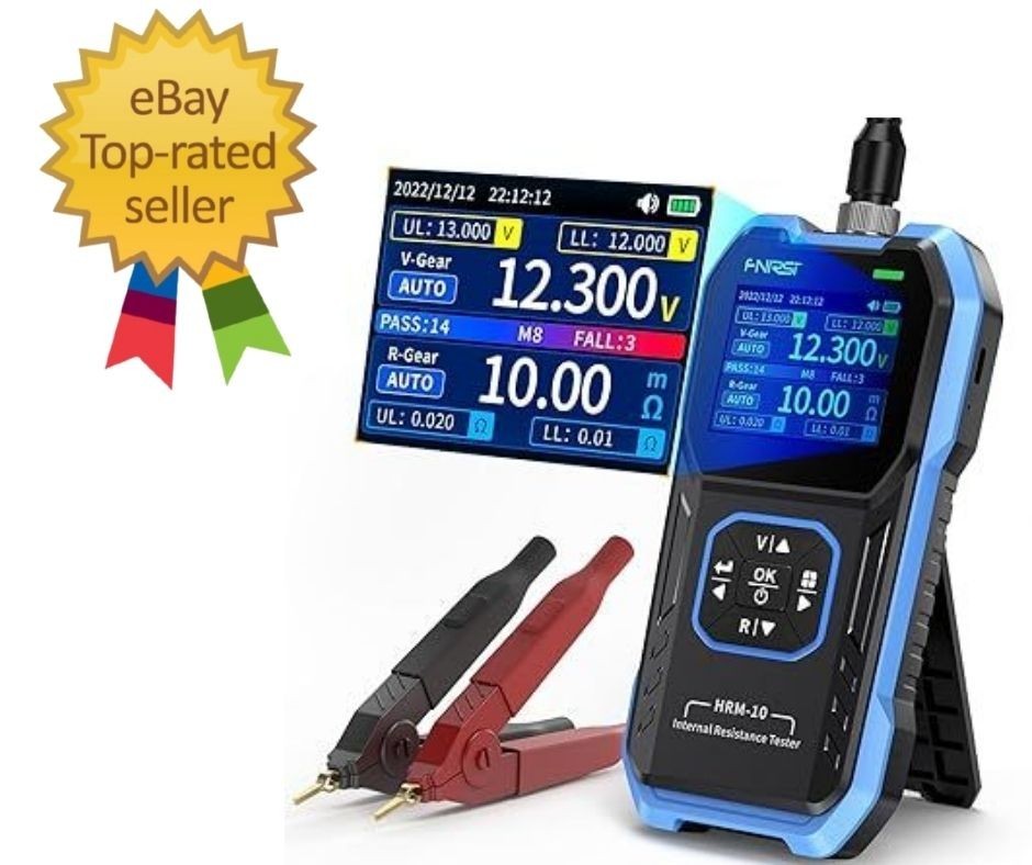 HRM-10 Voltage Internal Resistance Battery Tester，Battery Voltage Mete…