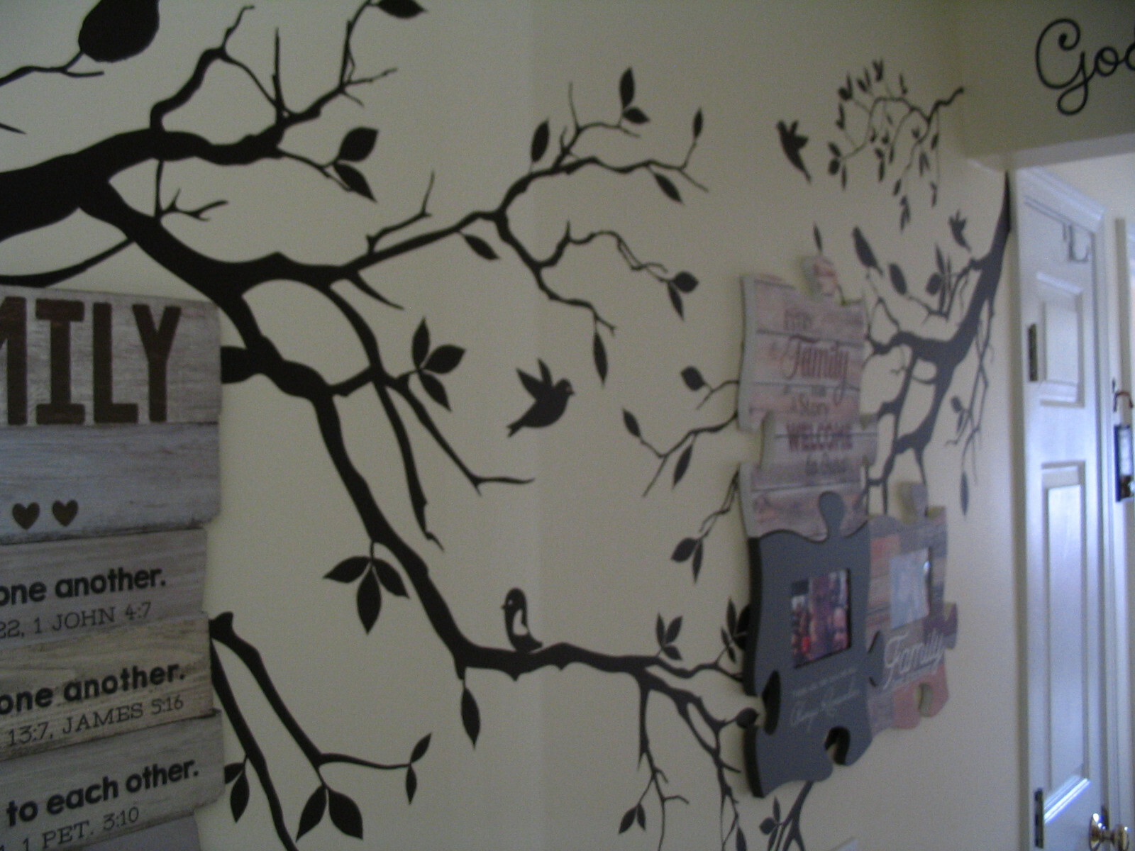 In These Moments Time Stood Still. . .Wall Decal Sticker Family Art 23"W Black