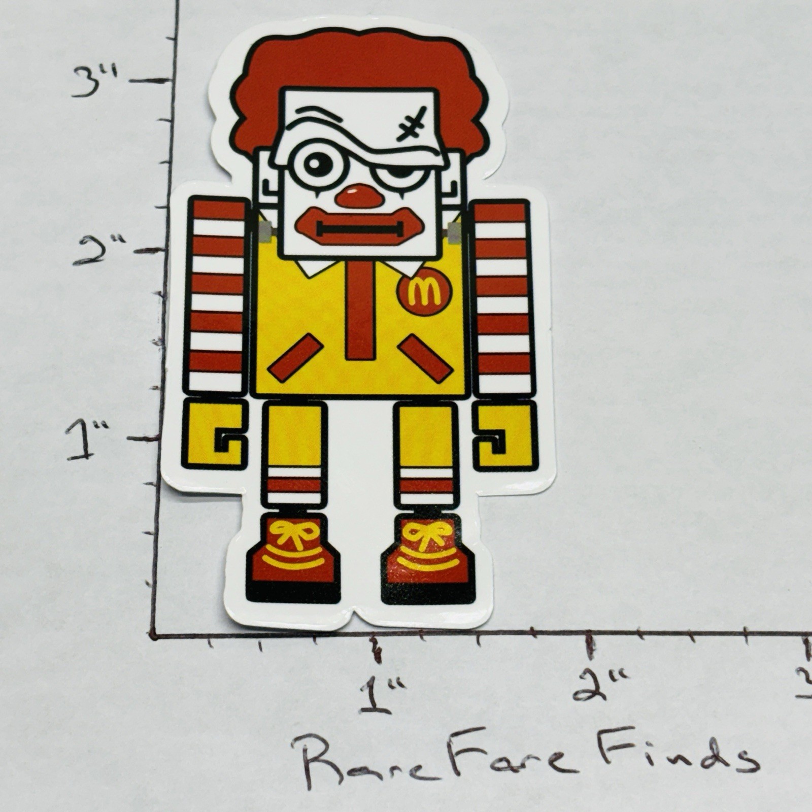 NEW‼ Ronald McDonald Frankenstein's Monster Vinyl Decal Sticker • w/ Tracking‼