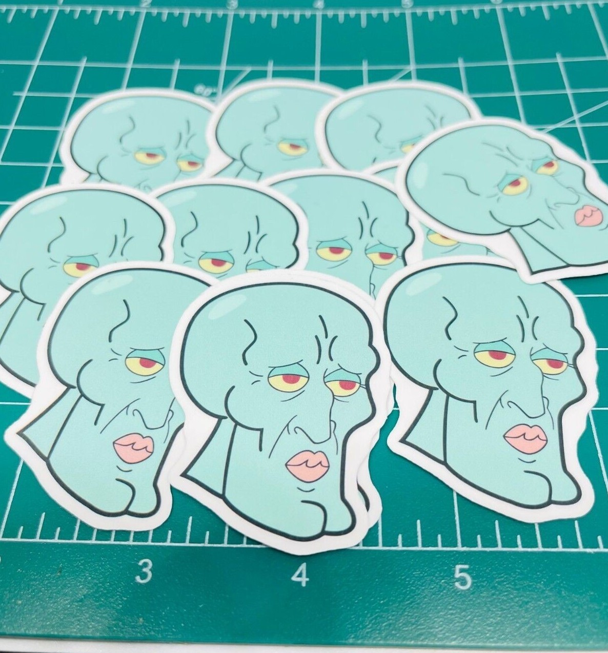 Handsome Squidward, (42) spongebob mini Stickers, | Cute, Funny decal For Laptop