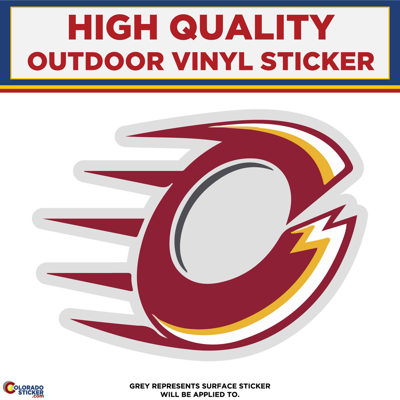 Ottawa Charge, High Quality Vinyl Stickers